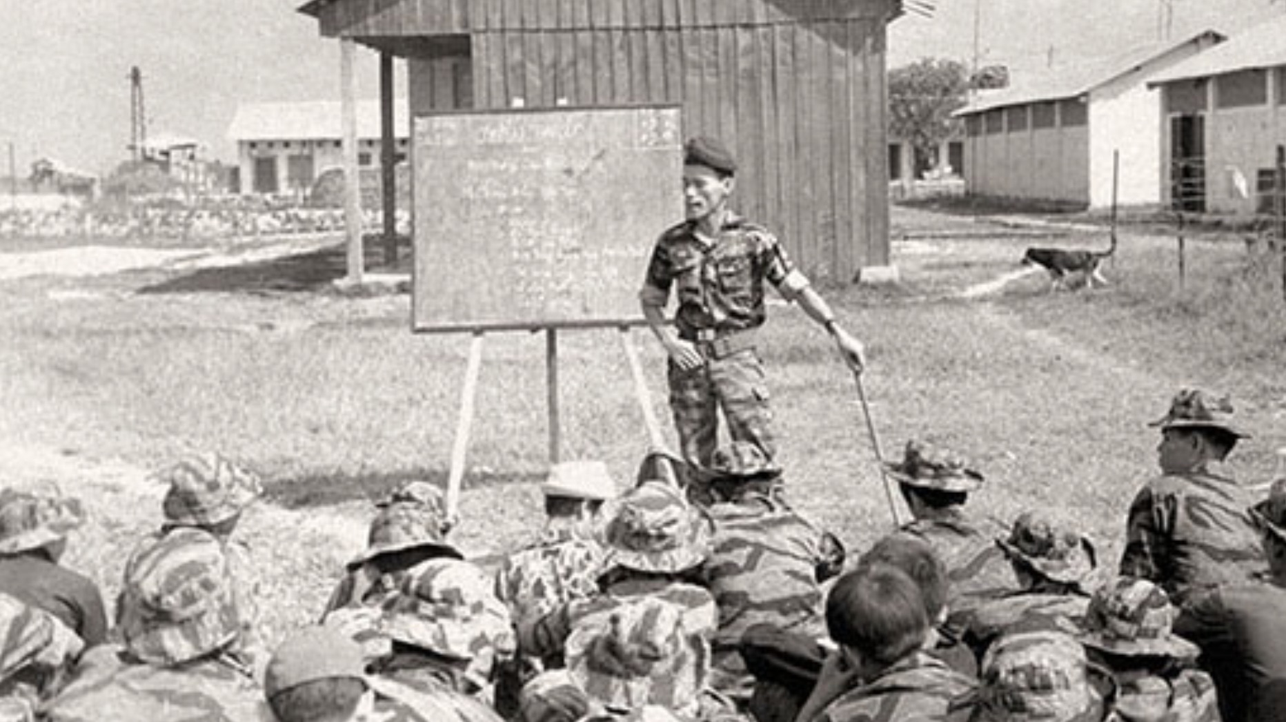 Green berets training at the U.S. Army Special Warfare Center and School. 